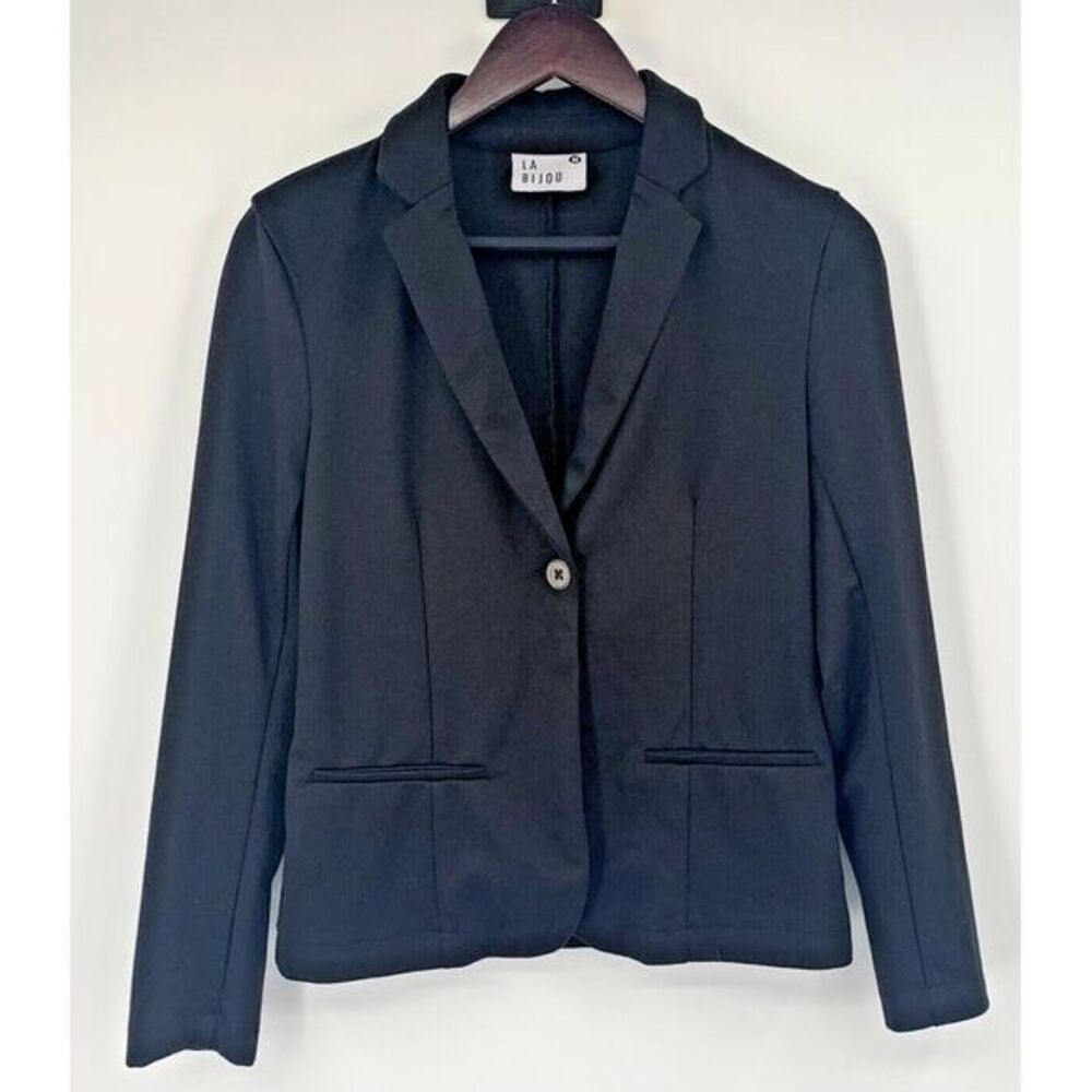 La Bijou Black‎ Stretch Juniors's Everyday Jacket/Blazer Size Medium